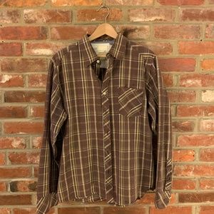 Horny Toad Brown Button-Down Shirt (Mens, XL)